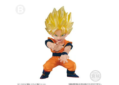 Figurine Chibi Dragon Ball - Goku Super Saiyan braccia tese
