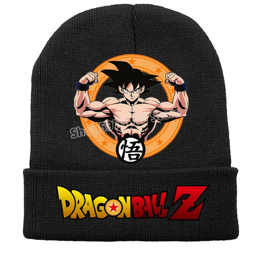 Dragon Ball black reverse hat - Muscle Goku in an orange circle