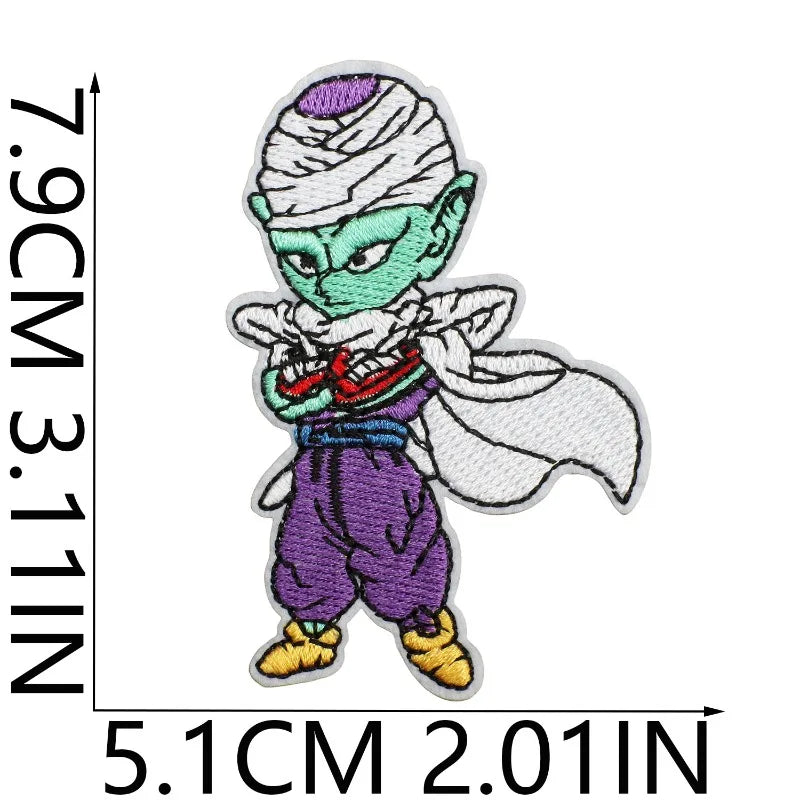 Escudo bordado Dragon Ball - Piccolo con capa blanca