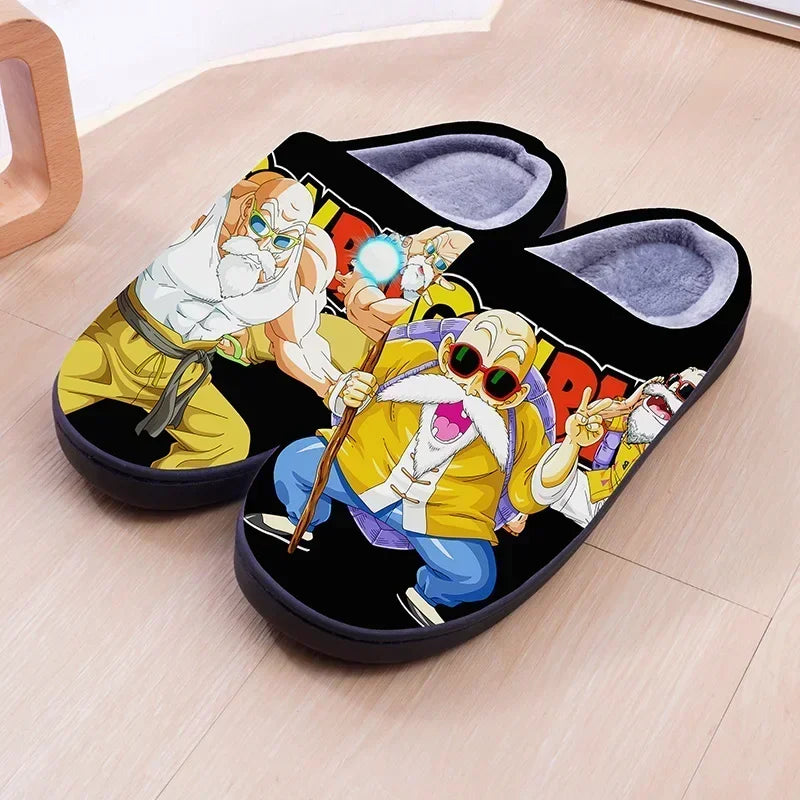 Dragon Ball Pantoffeln - Master Roshi in Collage