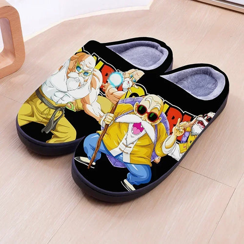 Dragon Ball Pantoffeln - Master Roshi in Collage