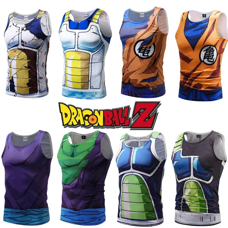 Débardeurs de sport Dragon Ball - tenues et armures des guerriers