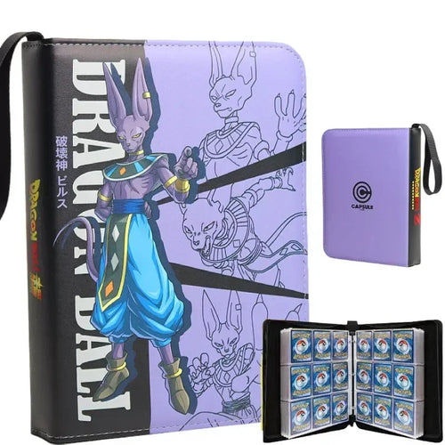 Classeur à cartes violet Dragon Ball - Beerus