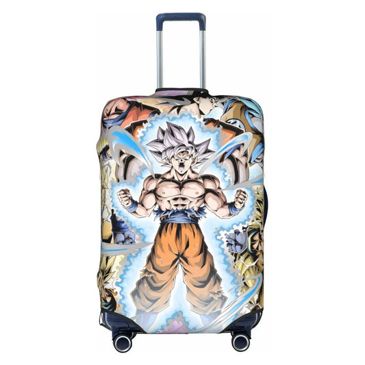 Housse de valise Dragon Ball - Goku Ultra Instinct et aura blanche