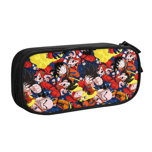 Trousse rouge Dragon Ball - Goku enfant en collage