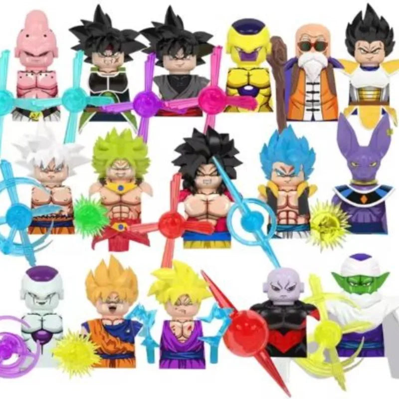 Figur zum Zusammenbauen von Dragon Ball - Gohan Super Saiyan und blaue Blitze
