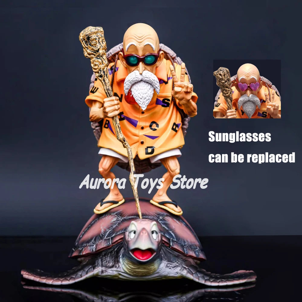 Action figure Dragon Ball - Maestro Muten con la sua tartaruga