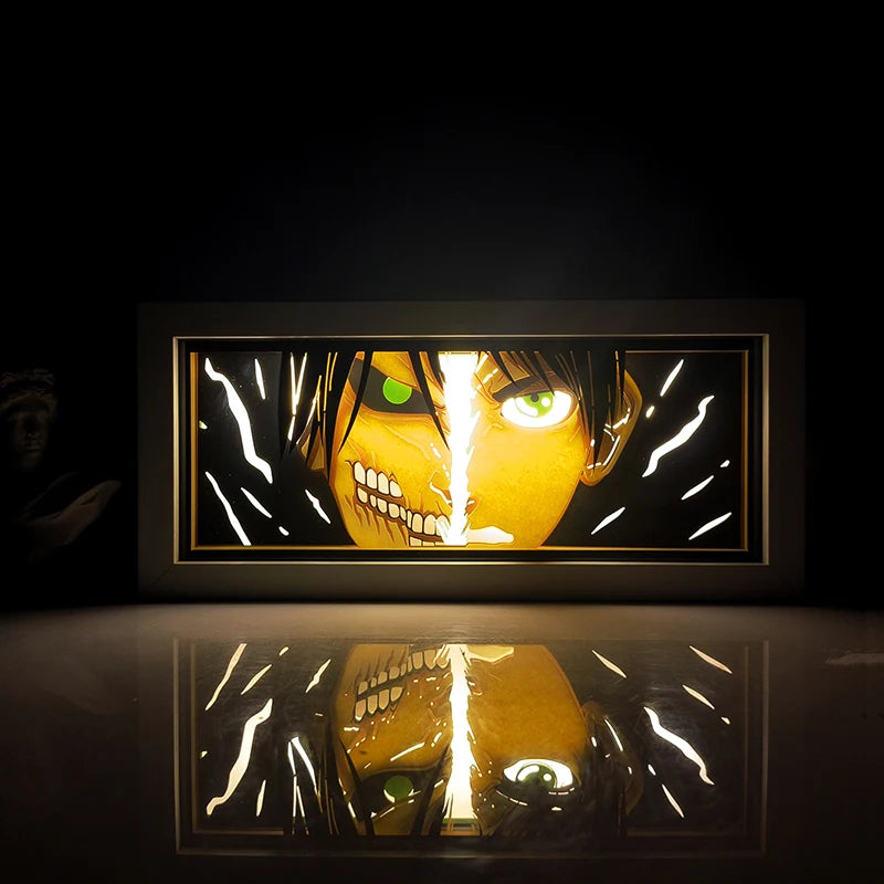 Quadro luminoso viola Dragon Ball - Goku Ultra Istinto sguardo