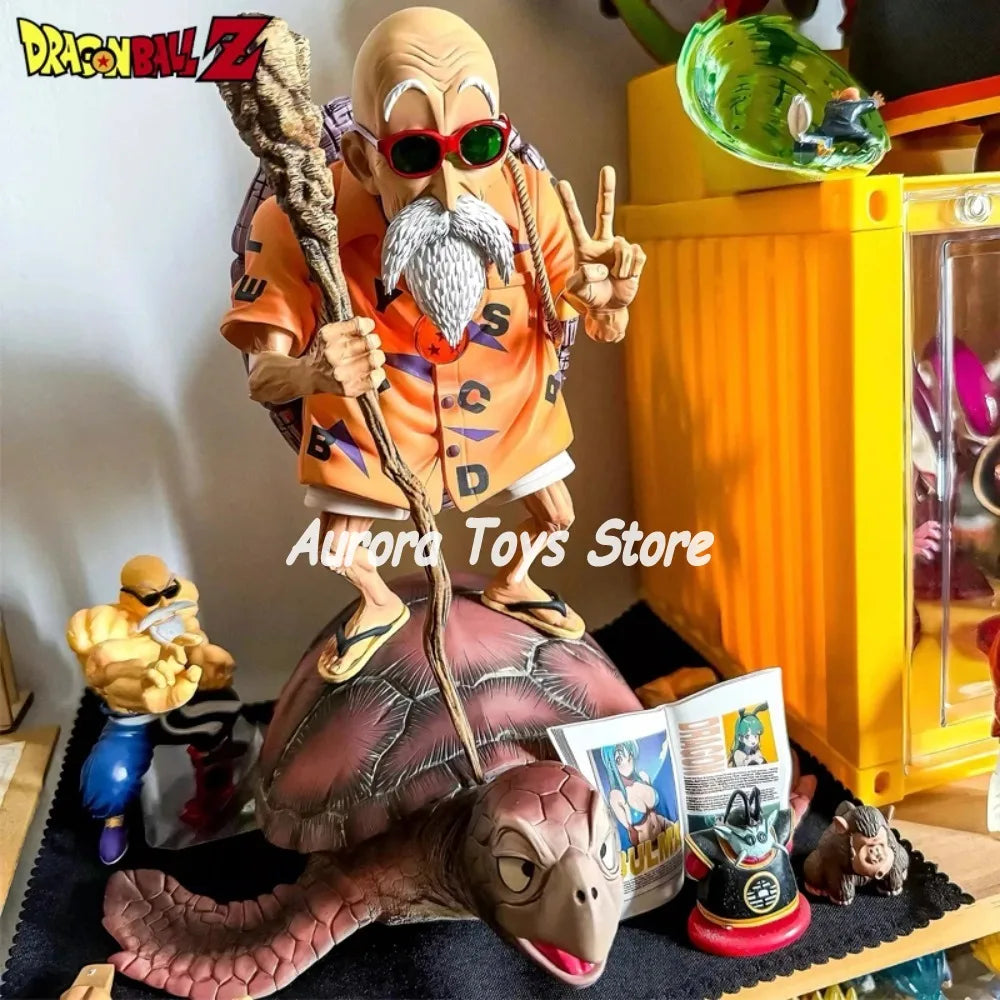 Action figure Dragon Ball - Maestro Muten con la sua tartaruga