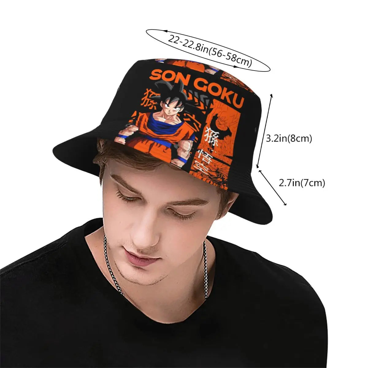 Black Bob Dragon Ball - Goku child and big red heart
