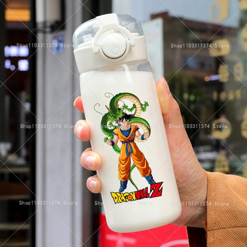 Dragon Ball transparent bottle - Goku child Shenron and crystal balls
