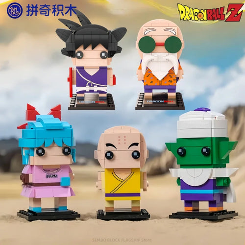 Bloques de construcción Dragon Ball - Goku niño y sus amigos chibi