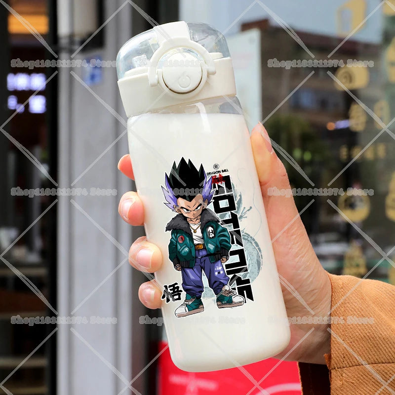 Dragon Ball transparent bottle - Goku child Shenron and crystal balls