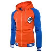 Orange und blau