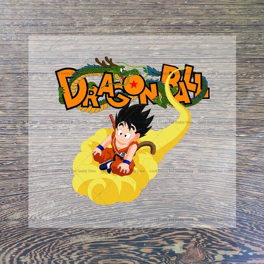 Dragon Ball Goku child iron-on transfer on Kinto-Un
