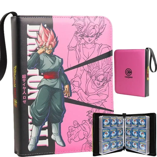 Classeur à cartes rose Dragon Ball - Black Goku Super Saiyan Rosé