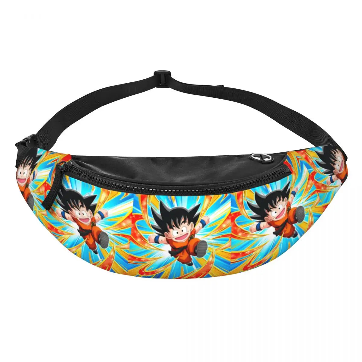 Türkis und Orange Dragon Ball Banana Bag - Goku und Leuchtende Leuchten für Kinder