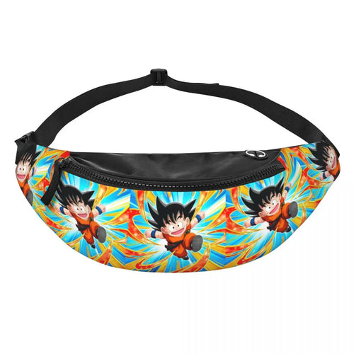 Türkis und Orange Dragon Ball Banana Bag - Goku und Leuchtende Leuchten für Kinder