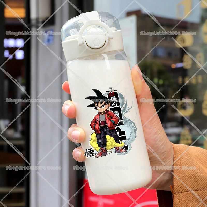 Dragon Ball transparent bottle - Goku child Shenron and crystal balls