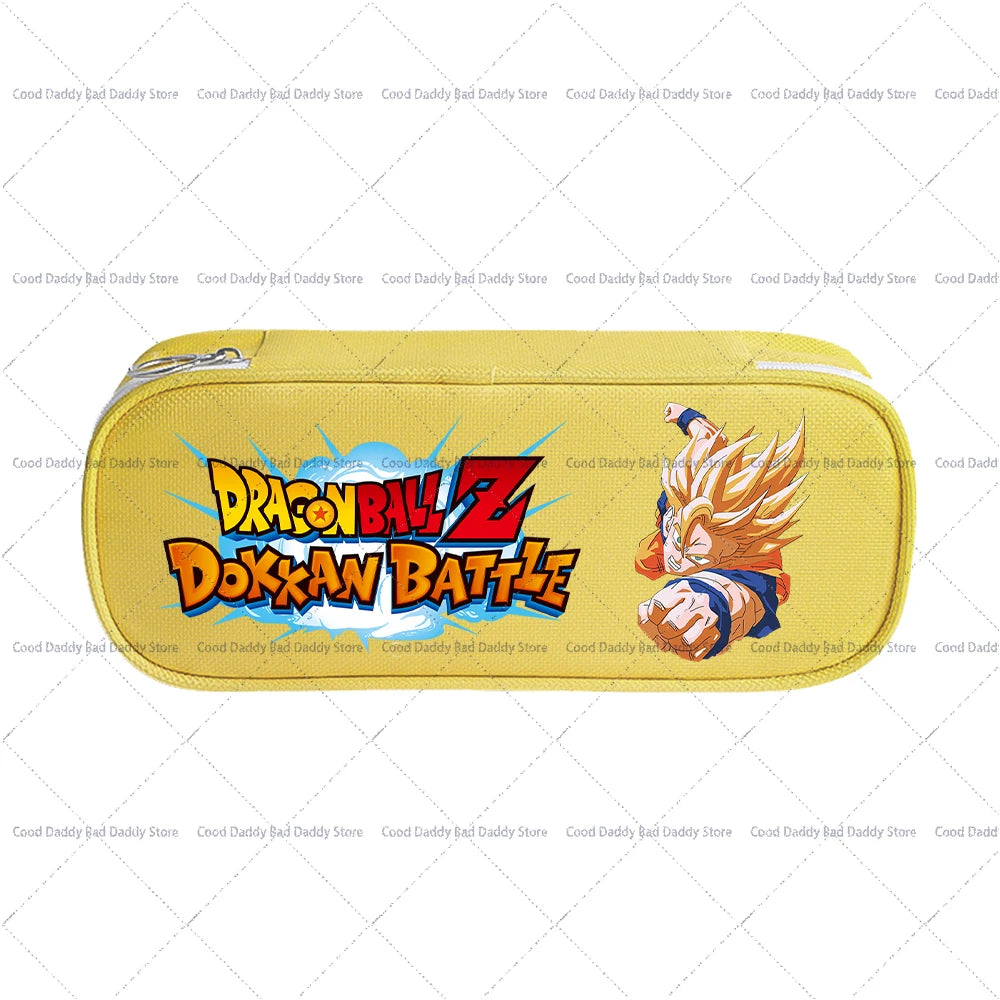 Trousse à crayons colorée Dragon Ball - Goku et logo Dokkan Battle