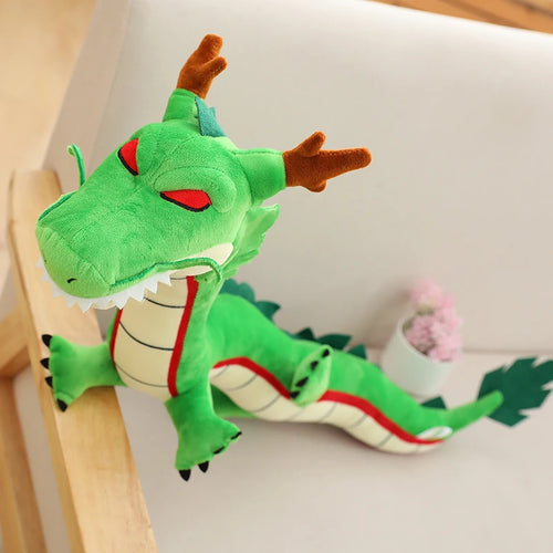 Dragon Ball green plush - Shenron with red eyes
