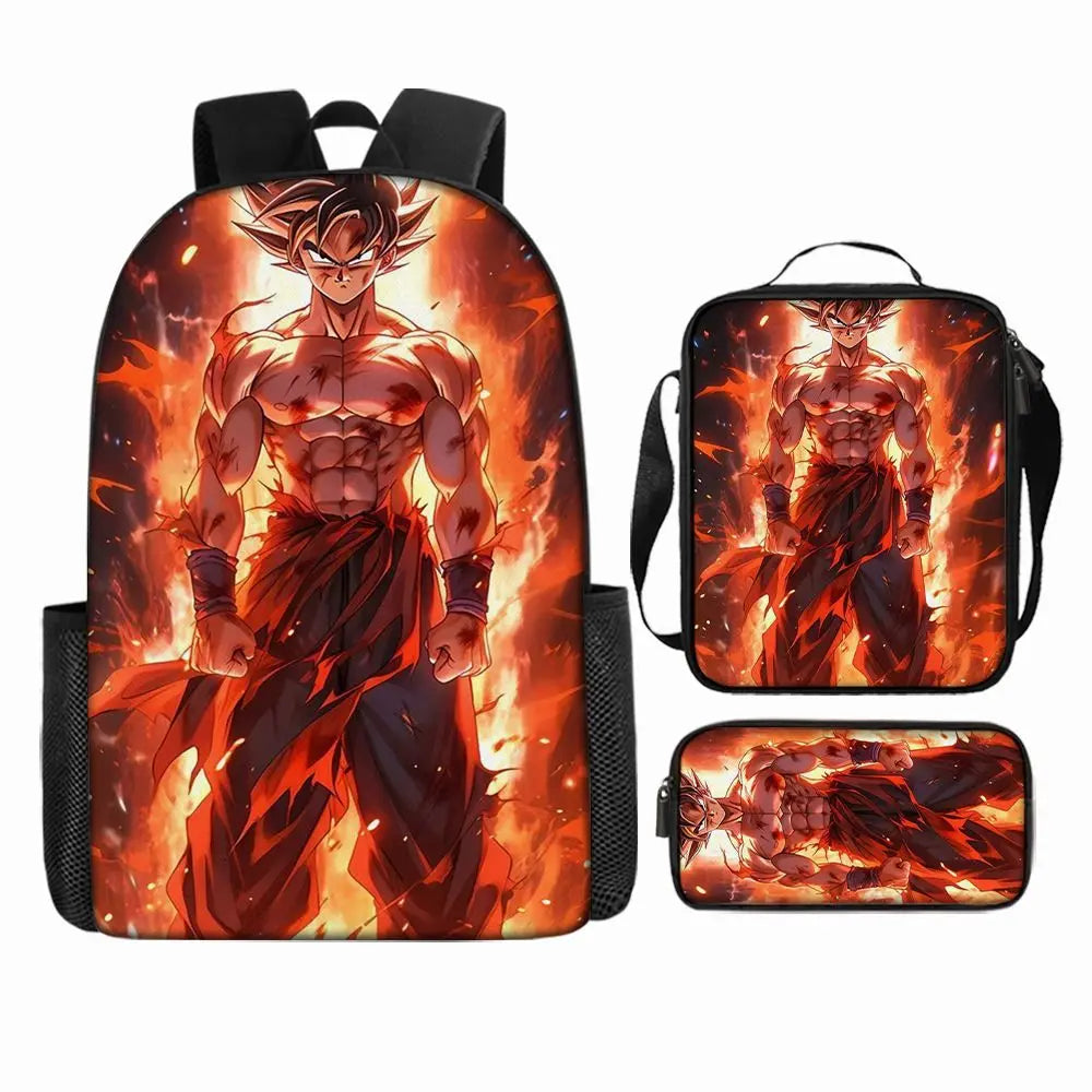 Dragon Ball Rucksackset - Goku steht vor Shenron