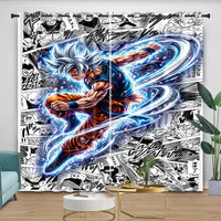 Goku Ultra Instinct et spirale bleue