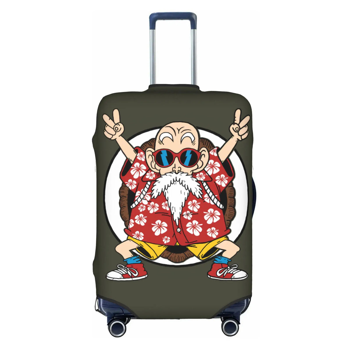 Fodera per valigia nera Dragon Ball - Maestro Muten