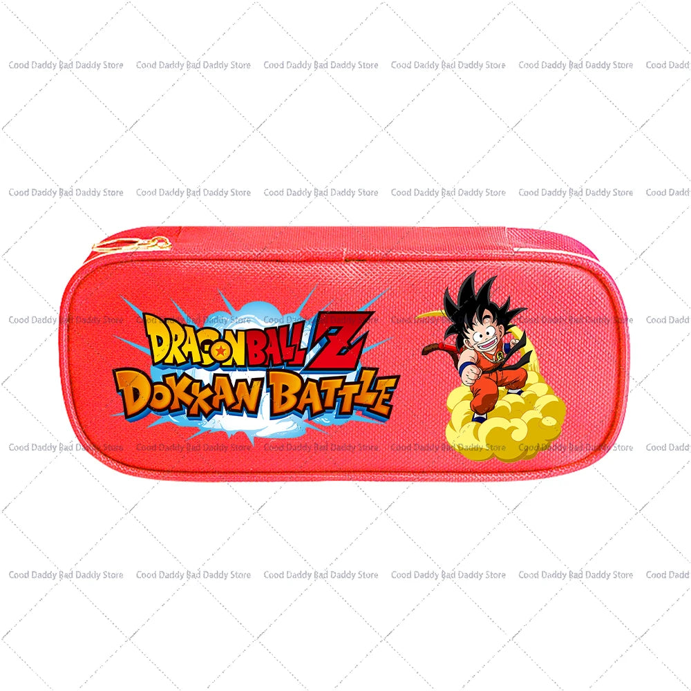 Trousse à crayons colorée Dragon Ball - Goku et logo Dokkan Battle