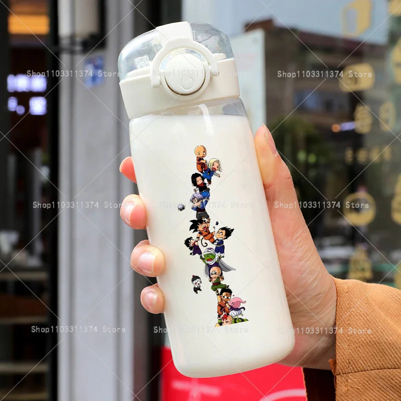 Dragon Ball transparent bottle - Goku child Shenron and crystal balls
