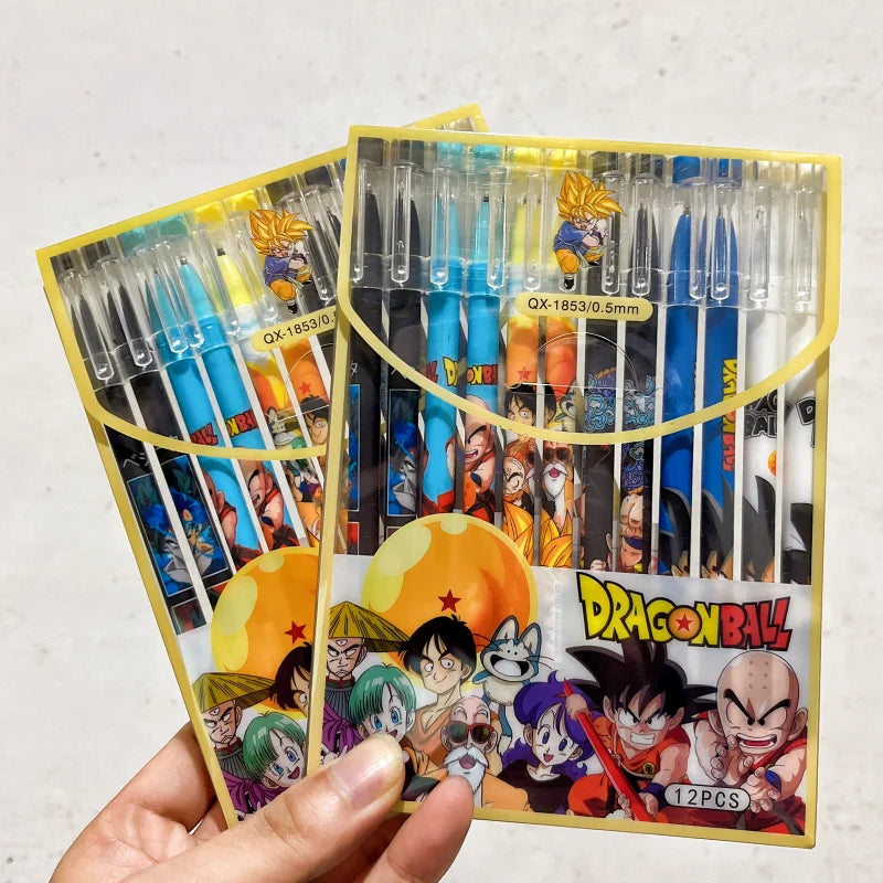 Bolígrafos Dragon Ball - Goku y guerreros Saiyajin