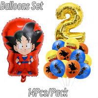 2 year old birthday balloons — 14 pieces