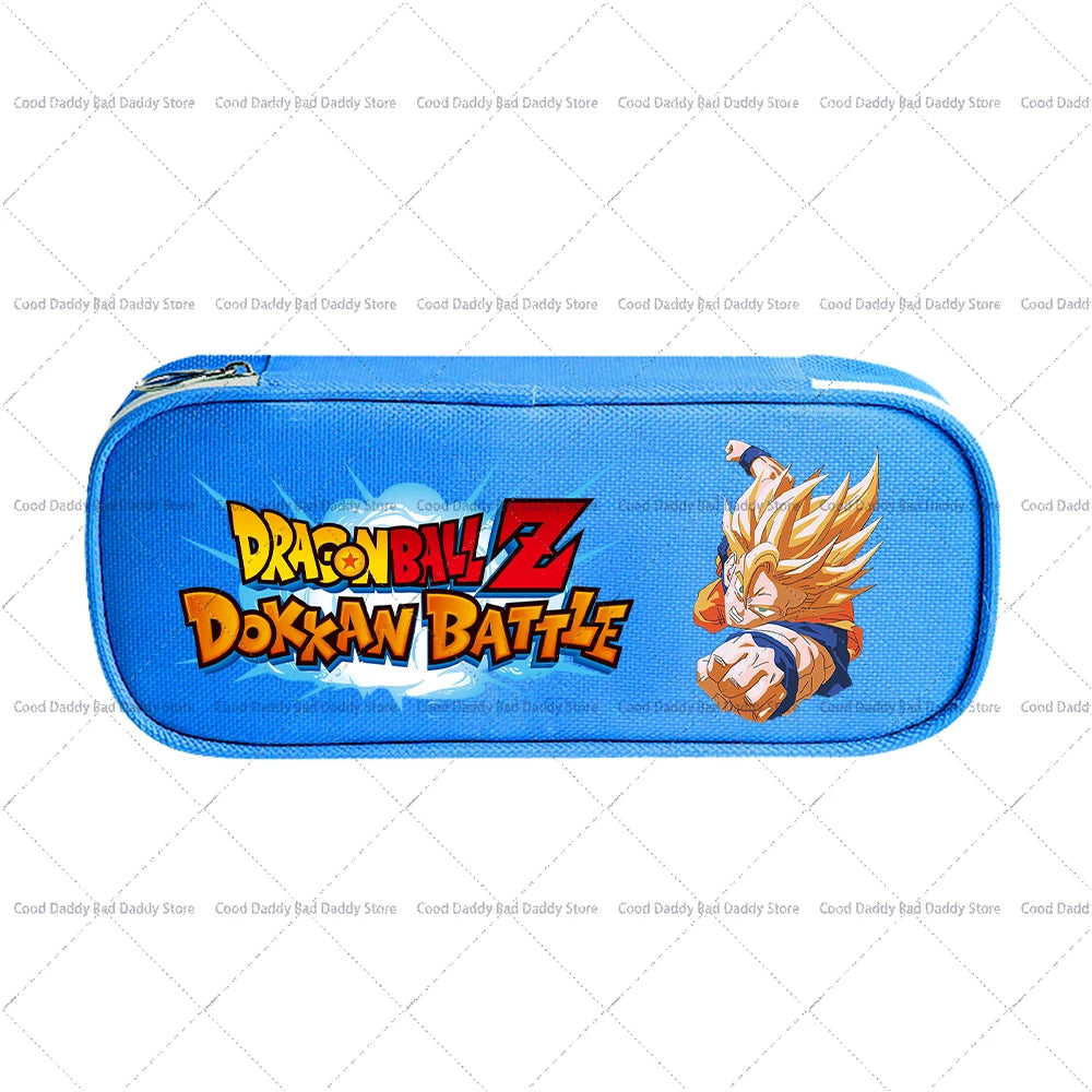 Trousse à crayons colorée Dragon Ball - Goku et logo Dokkan Battle