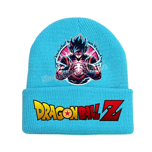 Turquoise omgekeerde hoed Dragon Ball - Goku in meditatie en roze