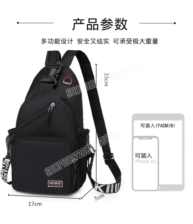 Dragon Ball white shoulder bag - Goku and Vegeta side by side