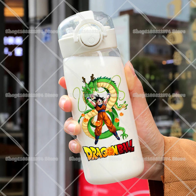 Dragon Ball transparent bottle - Goku child Shenron and crystal balls
