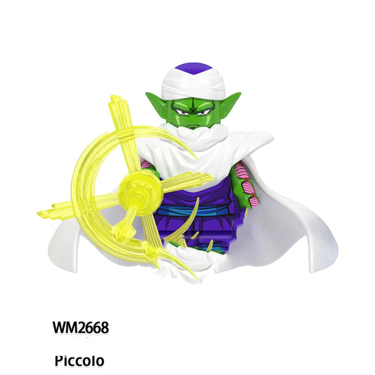 Figurine à assembler Dragon Ball - Piccolo avec cape et disque d'énergie jaune