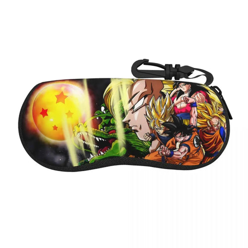 Dragon Ball Glasses Case - Shenron and Goku Super Saiyan with Four Star Ball