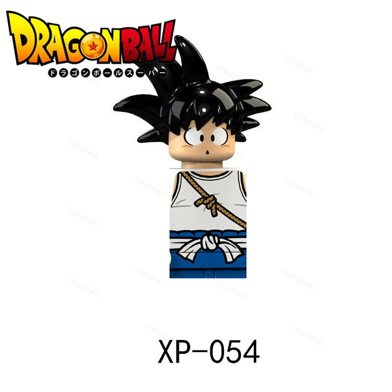 Dragon Ball mini figures to assemble - Saiyan transformations and crystal balls
