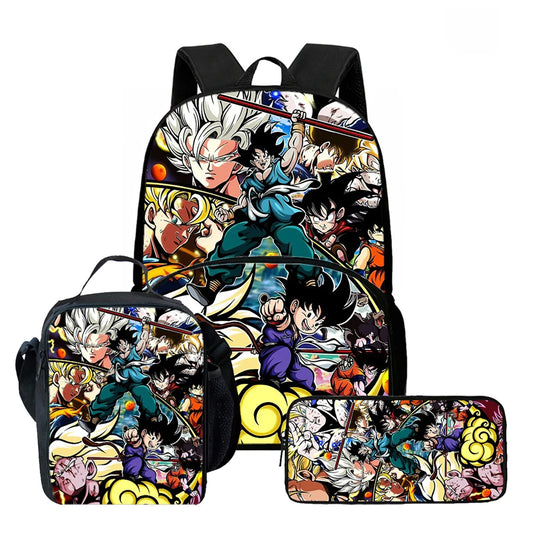 Ensemble sac à dos - guerriers Dragon Ball Heroes en collage