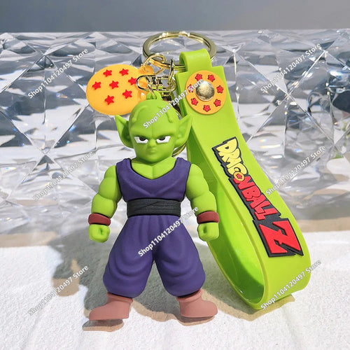 Dragon Ball Piccolo beeldje en kristallen bol sleutelhanger
