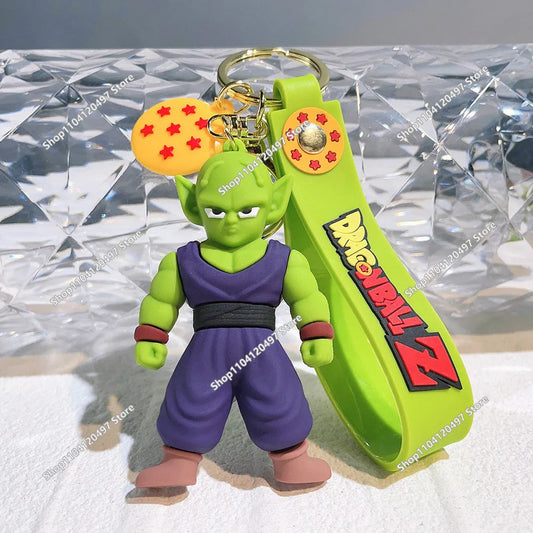 Portachiavi con statuetta Dragon Ball Piccolo e sfera del drago