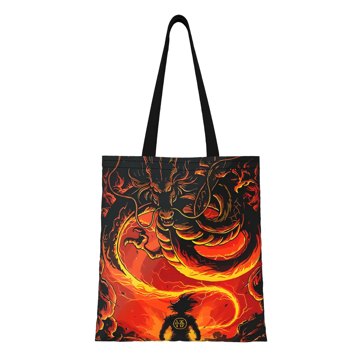 Dragon Ball Navy Blue Tote Bag - Schlafen Goku und Shenron