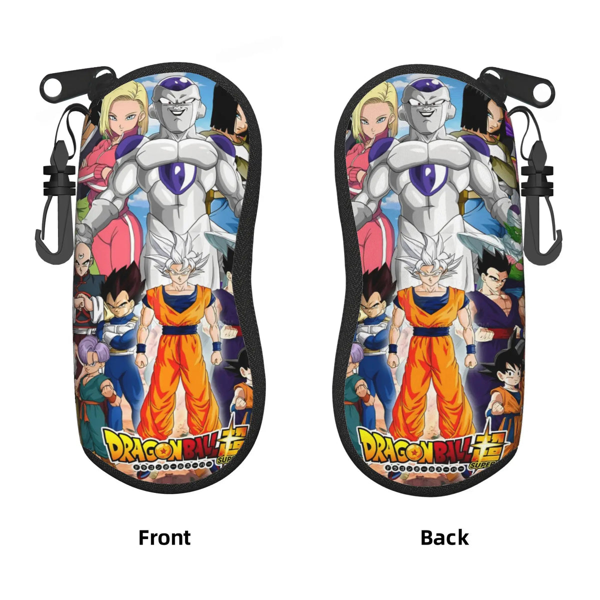 Dragon Ball orange Brillenkoffer - Kind Goku mit rotem Stock