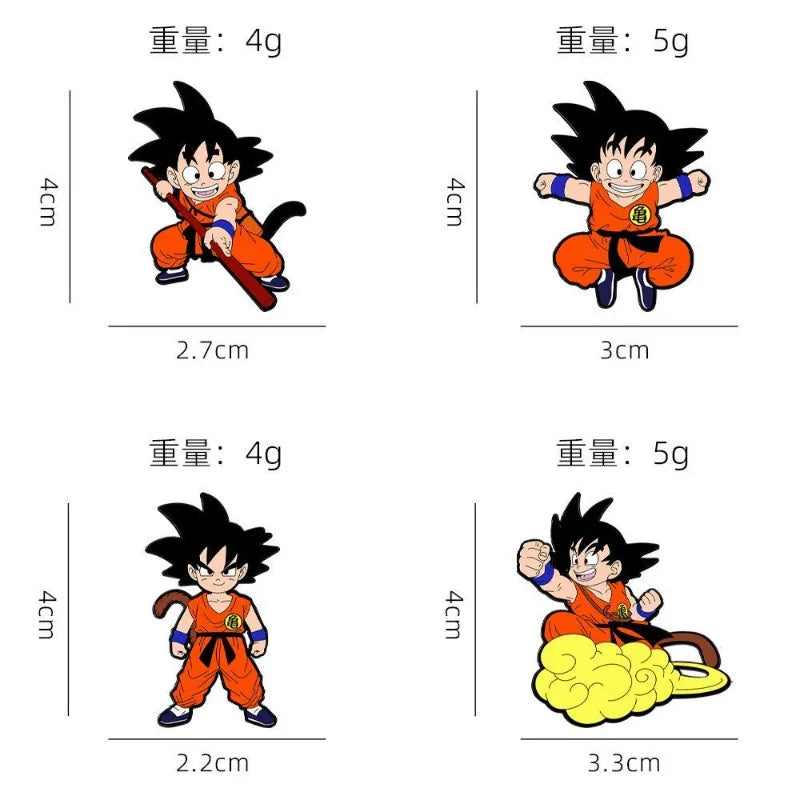 Spilla Dragon Ball - Goku bambino sulla sua nuvola magica