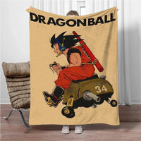 Goku as a child on his motorcycle 34
