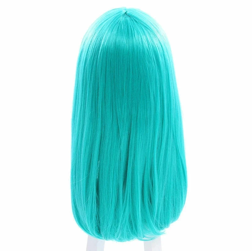 Turkoois Dragon Ball pruik - Bulma met lang haar