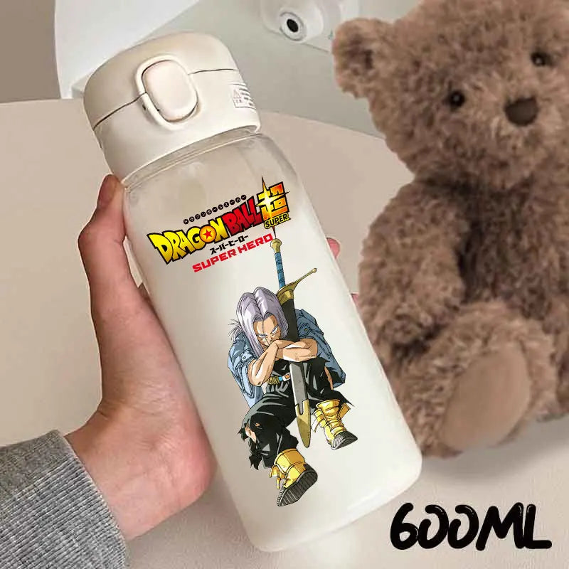 Botella de agua de 600 ml Dragon Ball - Trunks y su espada
