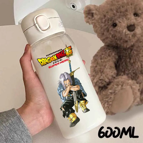 Botella de agua de 600 ml Dragon Ball - Trunks y su espada