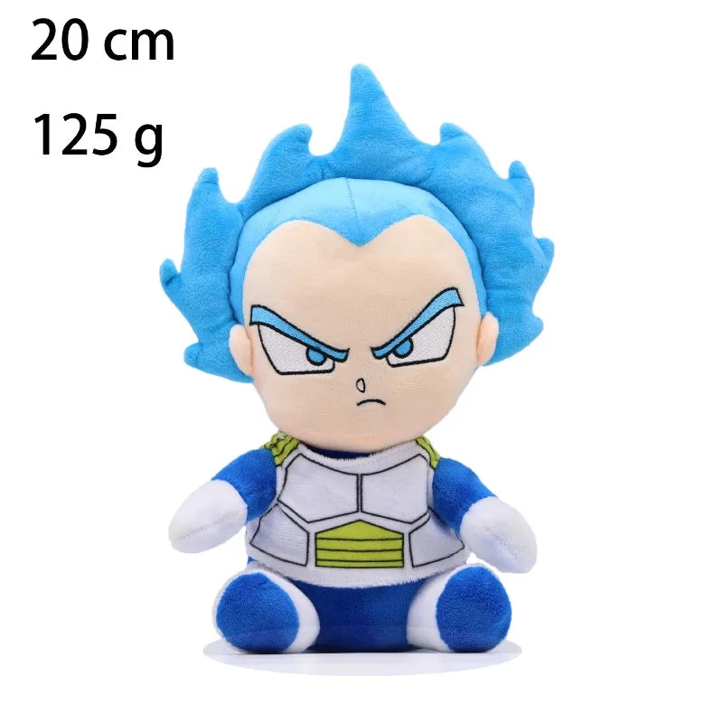 Peluches chibi Dragon Ball - Goku, Vegeta, Krilin y Buu